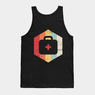 Retro Medical Student School Icon Tank Top